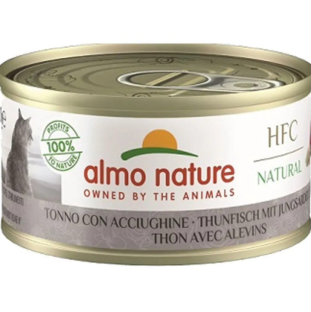 Almo Nature>Futterfreund Almo Nature HFC Natural Thunfisch mit Jungsardellen 70g