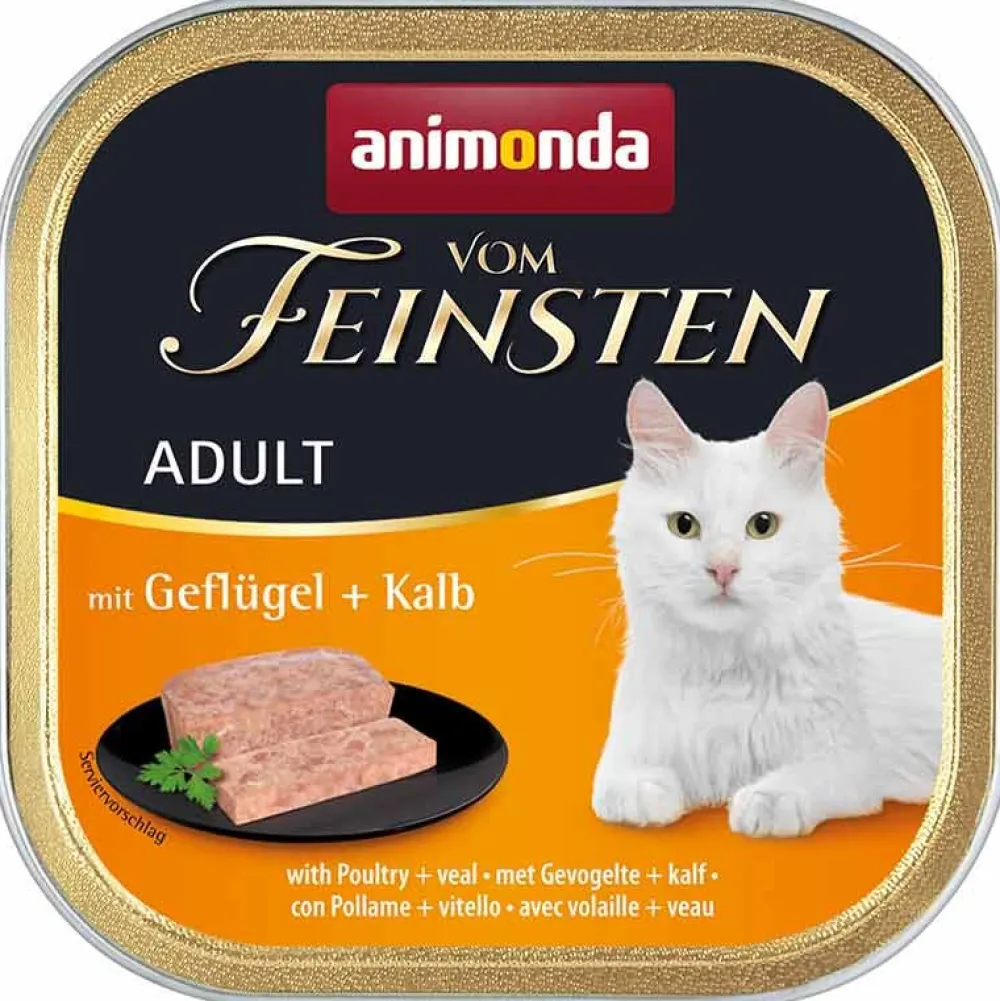 Animonda>Futterfreund Animonda Cat v. Feinsten Adult Geflügel Kalb 100g