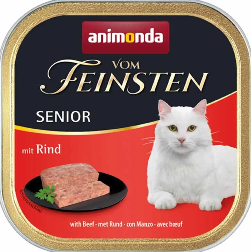 Animonda>Futterfreund Animonda Cat v. Feinsten Senior mit Rind 100g