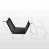 Unterwegs Mit Hund>Futterfreund Auto-Schondecke, 0,5×1,45 m, schwarz/beige
