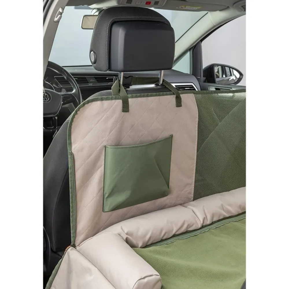 Unterwegs Mit Hund>Futterfreund Auto-Schondecke m.Wendedecke, 1,61x2,10m, olivgrün/beige