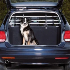 Unterwegs Mit Hund>Futterfreund Auto-Schutzgitter, silber/schwarz