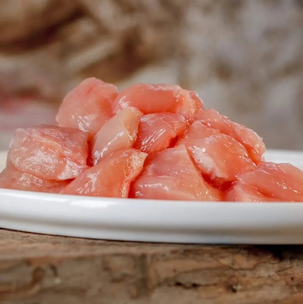 Barfgold>Futterfreund Barfgold Hühnermuskelfleisch, mager, gewürfelt
