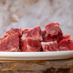 Barfgold>Futterfreund Barfgold Ziegenmuskelfleisch, durchwachsen, gewürfelt 1000g