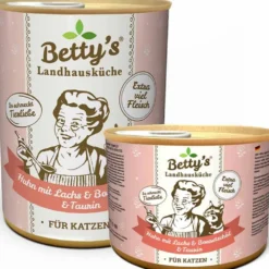Betty'S Landhausküche>Futterfreund Betty's Landhausküche Dose Huhn, Lachs + Borretschöl