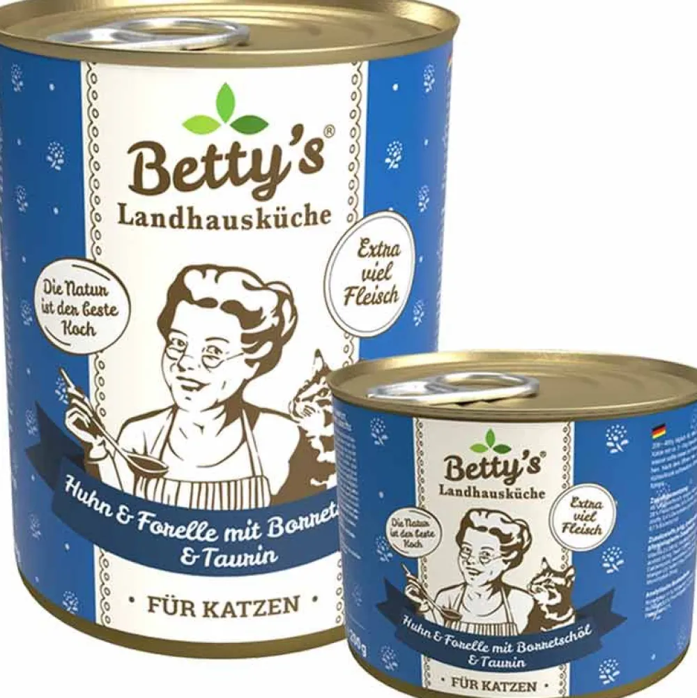 Betty'S Landhausküche>Futterfreund Betty's Landhausküche Dose Huhn, Forelle + Borretschöl