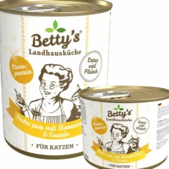 Betty'S Landhausküche>Futterfreund Betty's Landhausküche Dose Huhn PUR + Borretschöl
