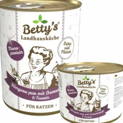 Betty'S Landhausküche>Futterfreund Betty's Landhausküche Dose Känguru PUR + Borretschöl