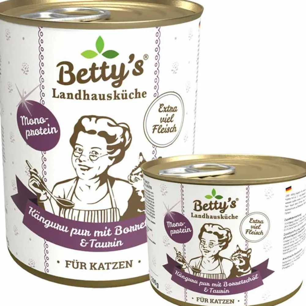 Betty'S Landhausküche>Futterfreund Betty's Landhausküche Dose Känguru PUR + Borretschöl