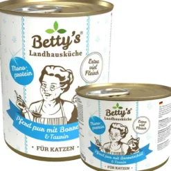 Betty'S Landhausküche>Futterfreund Betty's Landhausküche Dose Pferd PUR + Borretschöl