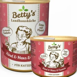 Betty'S Landhausküche>Futterfreund Betty's Landhausküche Dose Rind und Herz
