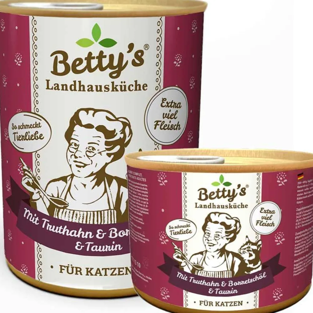 Betty'S Landhausküche>Futterfreund Betty's Landhausküche Dose Truthahn + Borretschöl