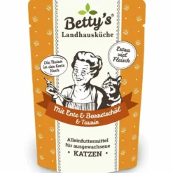 Betty'S Landhausküche>Futterfreund Betty's Landhausküche Pouch Ente + Borretschöl 100g