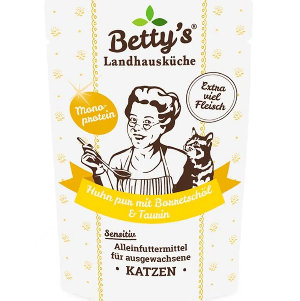 Betty'S Landhausküche>Futterfreund Betty's Landhausküche Pouch Huhn PUR + Borretschöl 100g