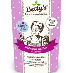 Betty'S Landhausküche>Futterfreund Betty's Landhausküche Pouch Kitten Hühnchen + Pute 100g