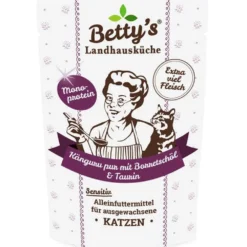 Betty'S Landhausküche>Futterfreund Betty's Landhausküche Pouch Känguru PUR + Borretschöl 100g