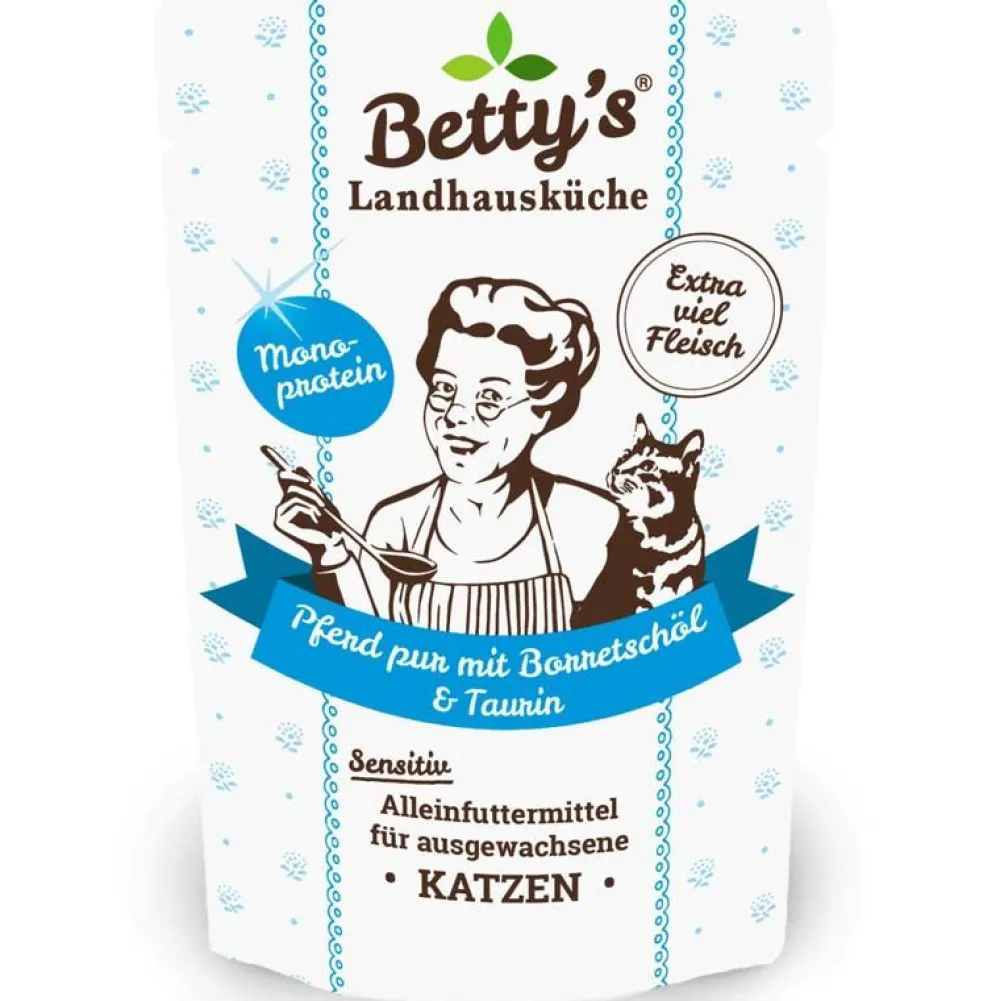 Betty'S Landhausküche>Futterfreund Betty's Landhausküche Pouch Pferd PUR + Borretschöl 100g