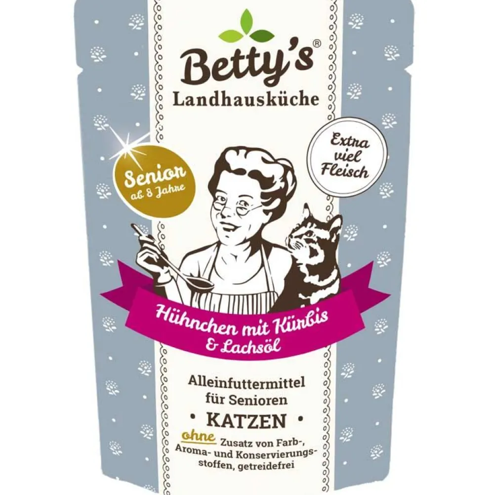 Betty'S Landhausküche>Futterfreund Betty's Landhausküche Pouch Senior Hühnchen + Kürbis 100g