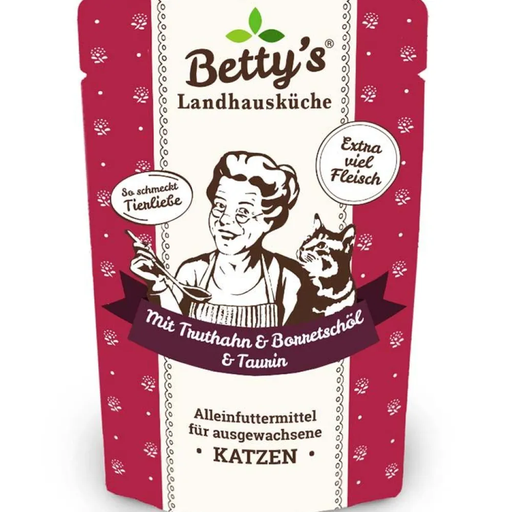 Betty'S Landhausküche>Futterfreund Betty's Landhausküche Pouch Truthahn + Borretschöl 100g