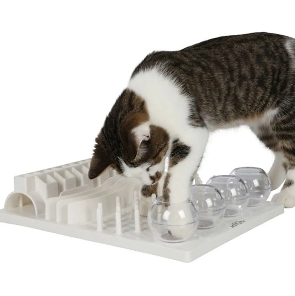 Katzenspielzeug>Futterfreund Cat Activity Fun Board 30x40 cm, weiß