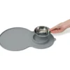 Katzennäpfe|Trinkbrunnen>Futterfreund Catit Silikonmatte Erdnuss, 46x29cm, grau