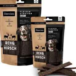 Wild|Chewies>Futterfreund Chewies Fleischstreifen Soft Reh und Hirsch