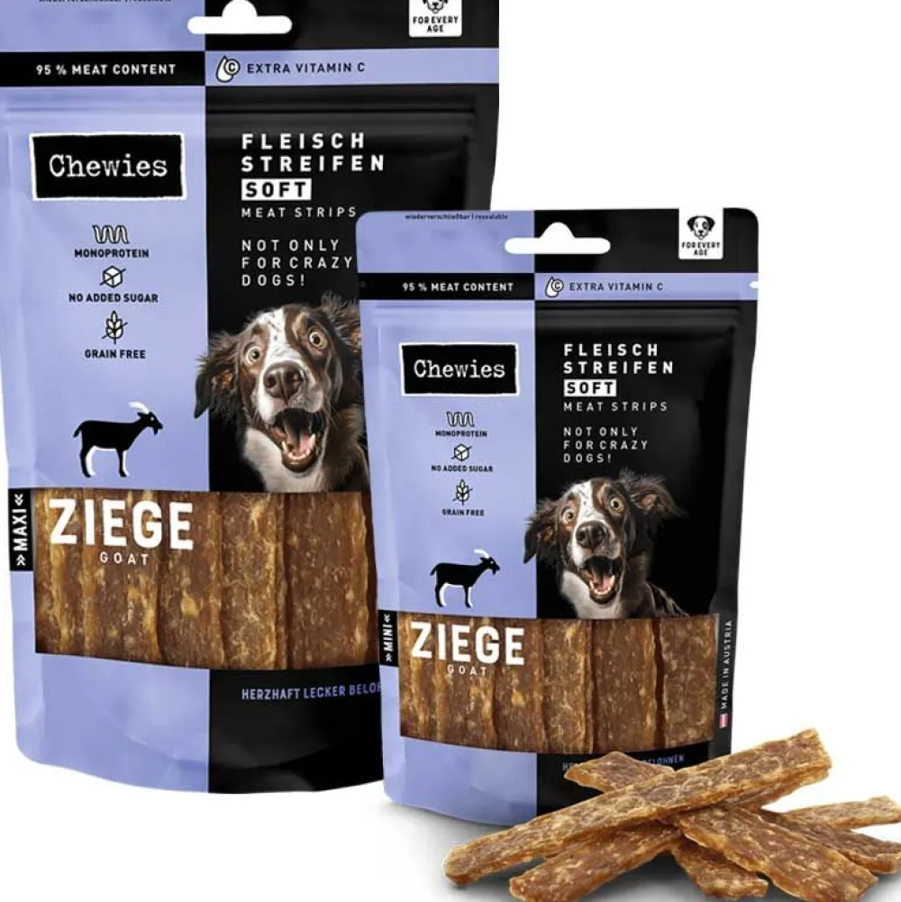 Chewies|Ziege>Futterfreund Chewies Fleischstreifen Soft Ziege