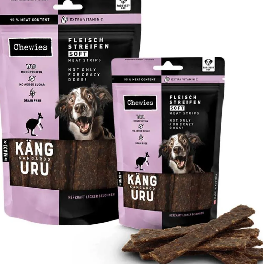 Chewies|Känguru>Futterfreund Chewies Fleischstreifen Soft Känguru