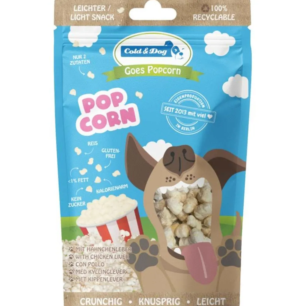 Cold & Dog>Futterfreund Cold & Dog Goes Pop Popcorn für Hunde 50g