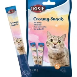 Trixie>Futterfreund Creamy Snack mit Shrimps, 5 x 14g