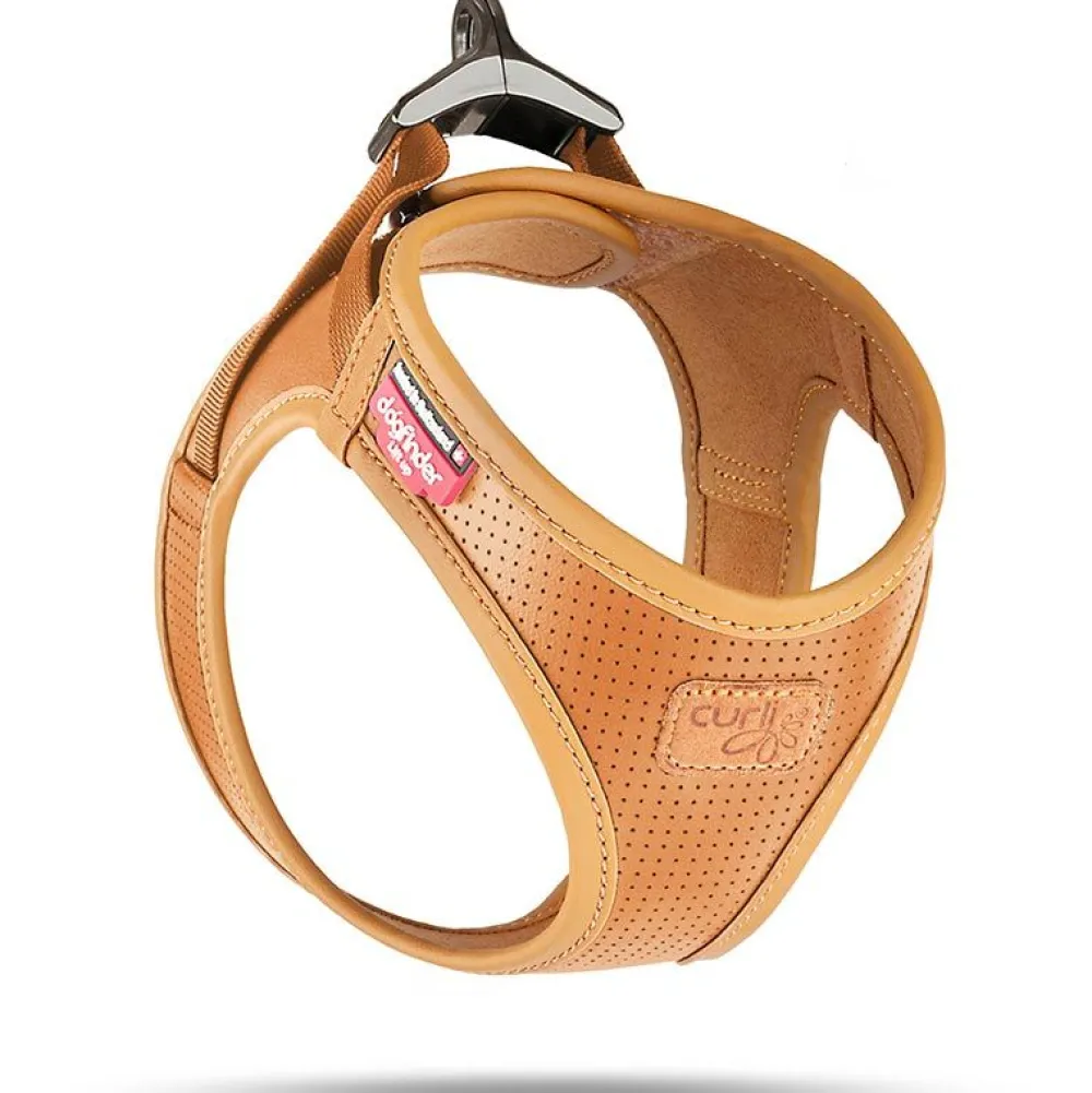 Halsbänder, Leinen & Geschirre>Futterfreund Curli Geschirr Apple Leather, braun
