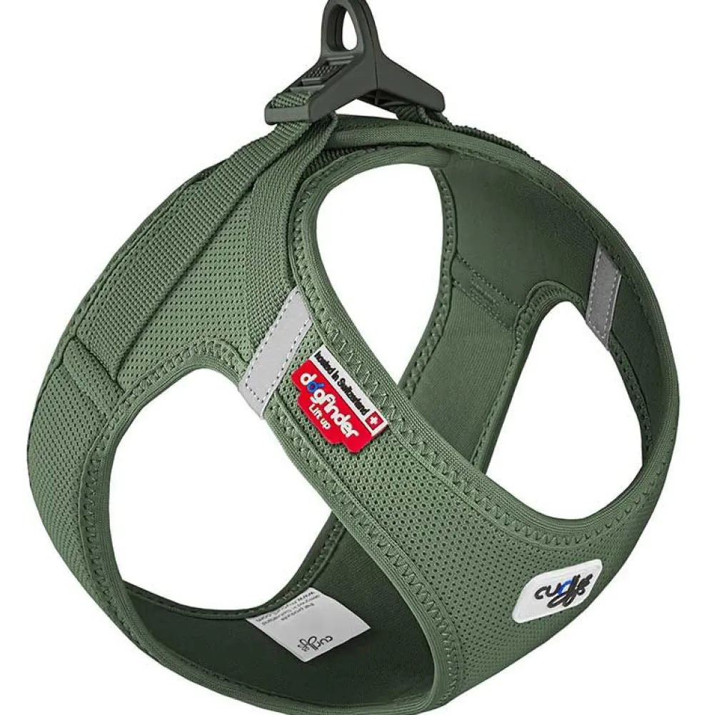 Halsbänder, Leinen & Geschirre>Futterfreund Curli Geschirr Vest Air-Mesh Clasp, moss