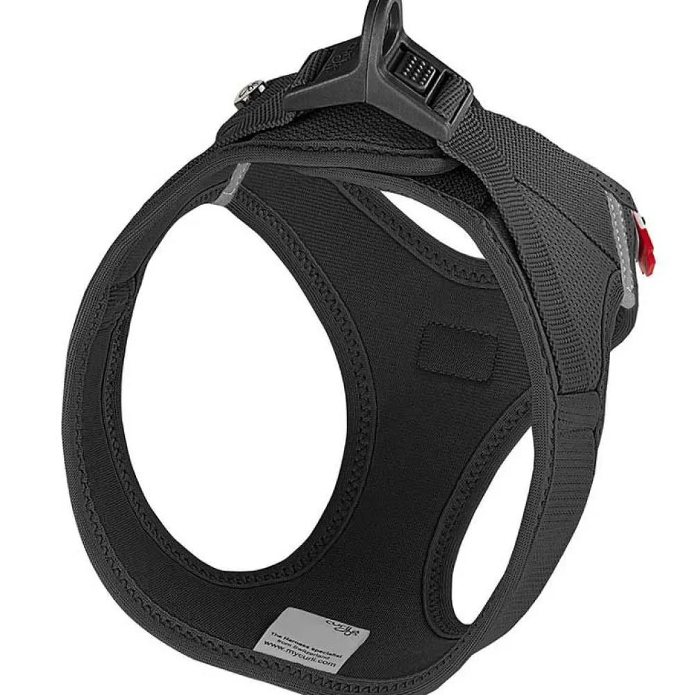 Halsbänder, Leinen & Geschirre>Futterfreund Curli Geschirr Vest Air-Mesh Clasp, schwarz