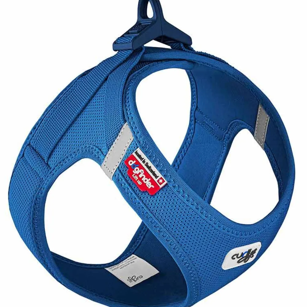 Halsbänder, Leinen & Geschirre>Futterfreund Curli Geschirr Vest Air-Mesh Clasp, blau