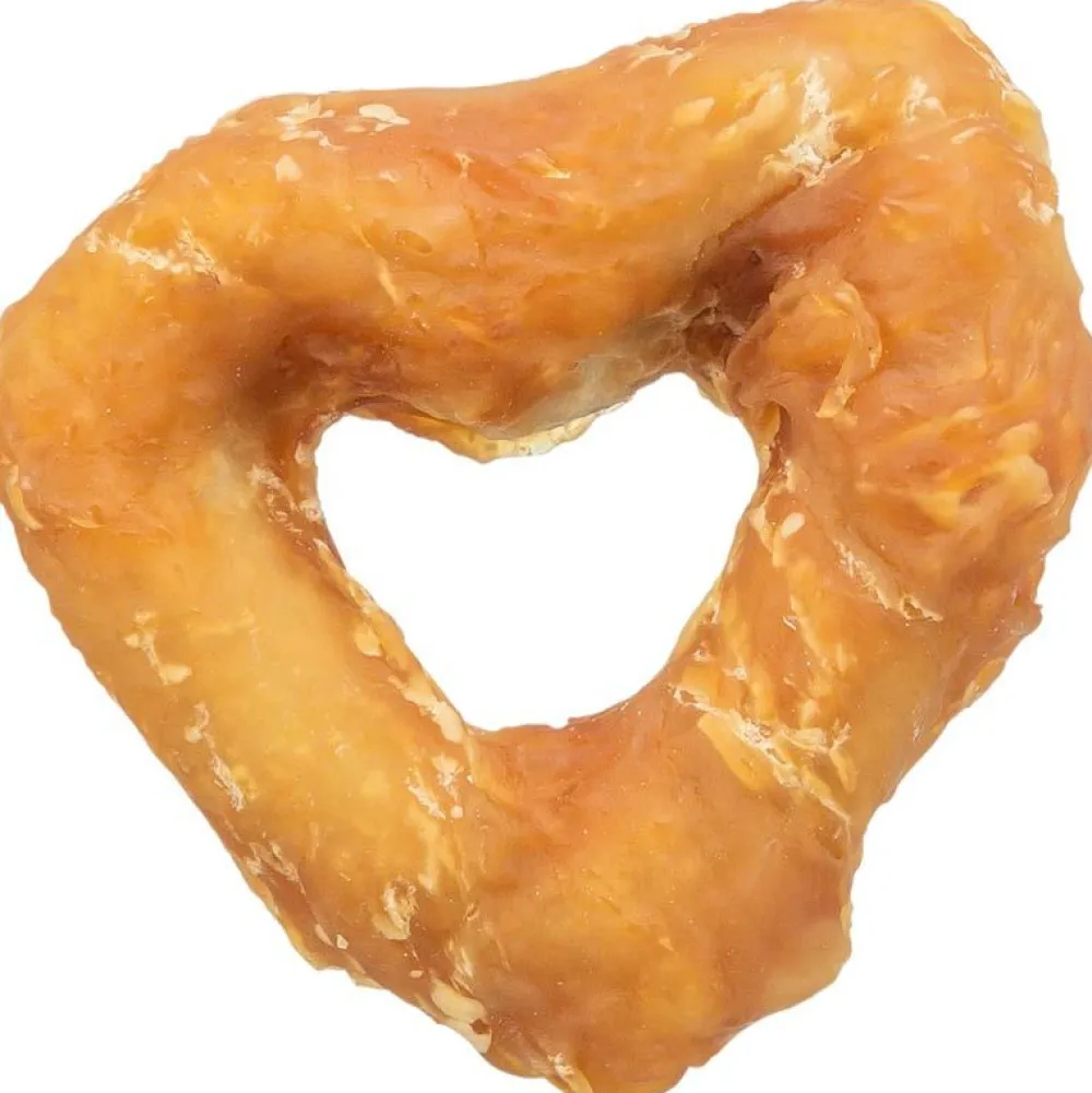 Geflügel|Zahnpflege>Futterfreund Denta Fun Heart mit Hühnerbrust, 6 cm, 20g