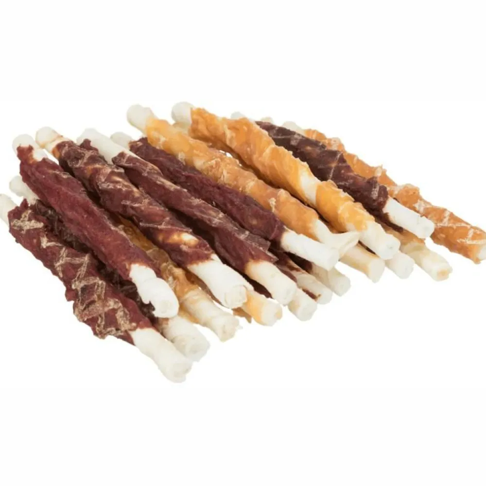 Kaurollen|Geflügel>Futterfreund Denta Fun Kaurollen, Chewing Roll Mix, 10 cm, 250g