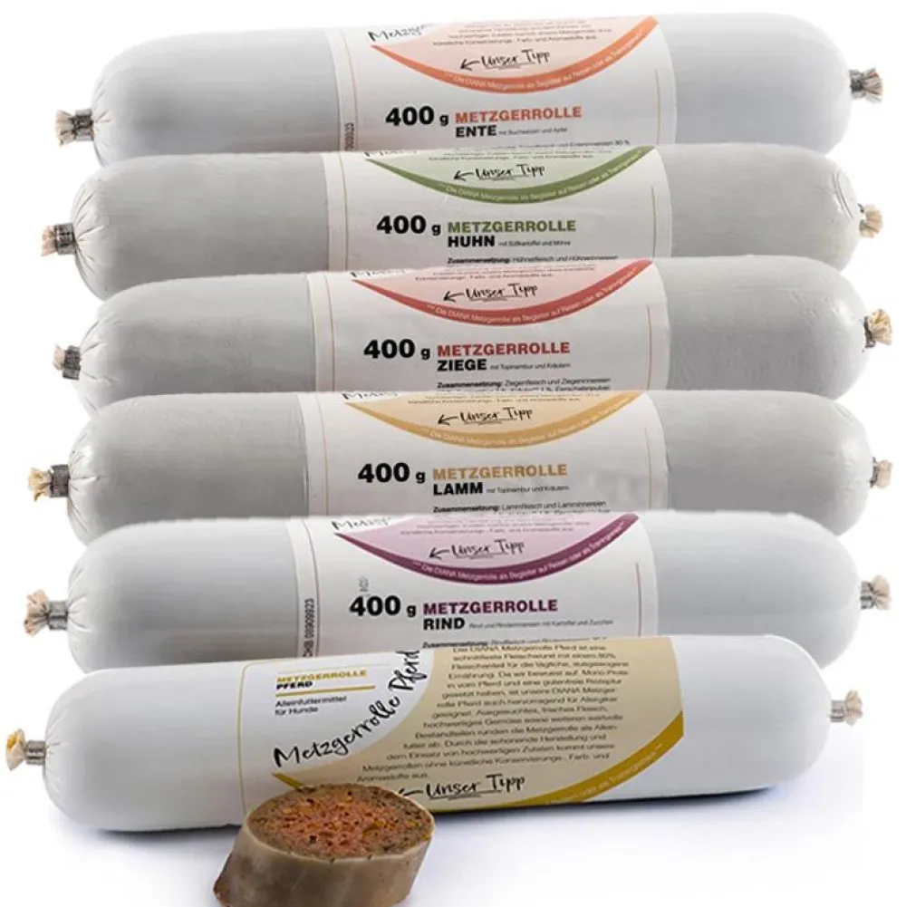Diana>Futterfreund Diana Metzgerrolle Vorteilspack 24 x 400g