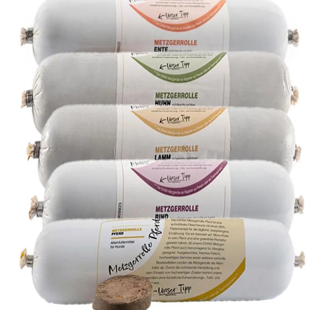 Diana>Futterfreund Diana Metzgerrolle Vorteilspack 24 x 800g