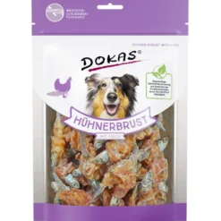 Dokas>Futterfreund Dokas Dog Snack Hühnerbrust mit Fisch 220g