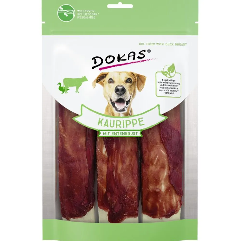Dokas>Futterfreund Dokas Dog Snack Kaurippe mit Entenbrustfilet 210g