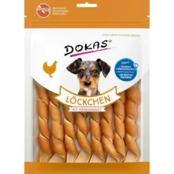 Dokas>Futterfreund Dokas Dog Snack Löckchen mit Hühnerbrust 120g