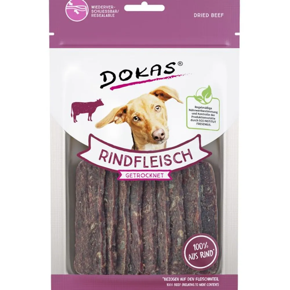 Dokas>Futterfreund Dokas Dog Snack Rindfleisch getrocknet 70g