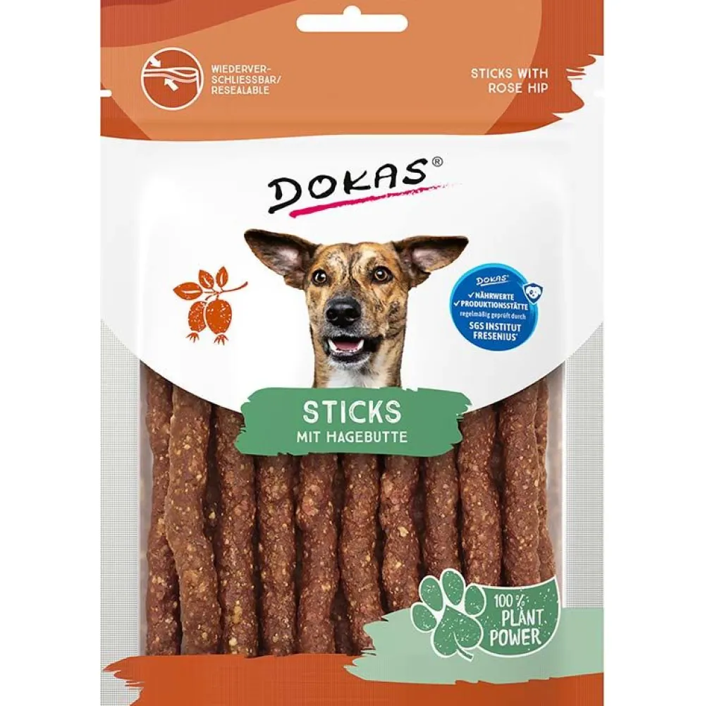 Dokas>Futterfreund Dokas Dog Snack Sticks mit Hagebutte 105g