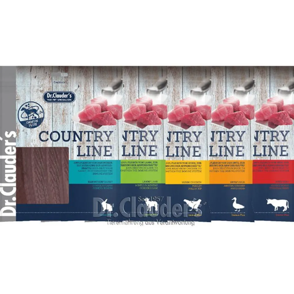 Dr. Clauders|Kaustreifen>Futterfreund Dr. Clauders Country Line Snacks 170g