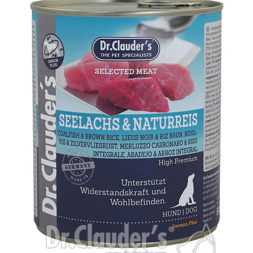 Dr. Clauders>Futterfreund Dr. Clauders Selected Meat Immun Plus Seelachs+Reis 800g