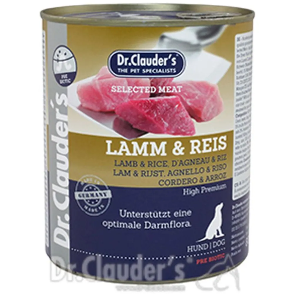 Dr. Clauders>Futterfreund Dr. Clauders Selected Meat Prebiotics Lamm+Reis 800g
