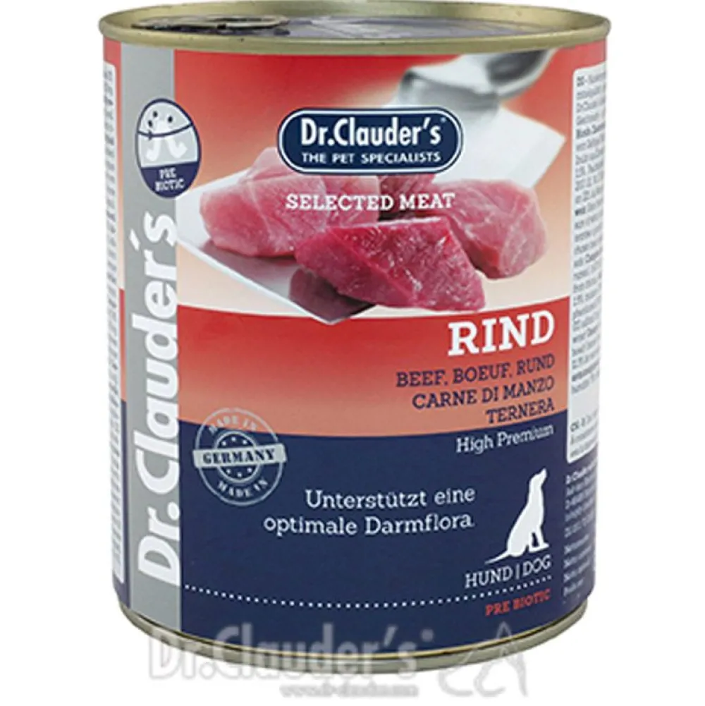 Dr. Clauders>Futterfreund Dr. Clauders Selected Meat Prebiotics Rind 800g