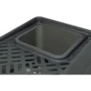 Katzentoiletten>Futterfreund Edelstahltoilette Niro, Hop-In, 40x39x52cm, grau