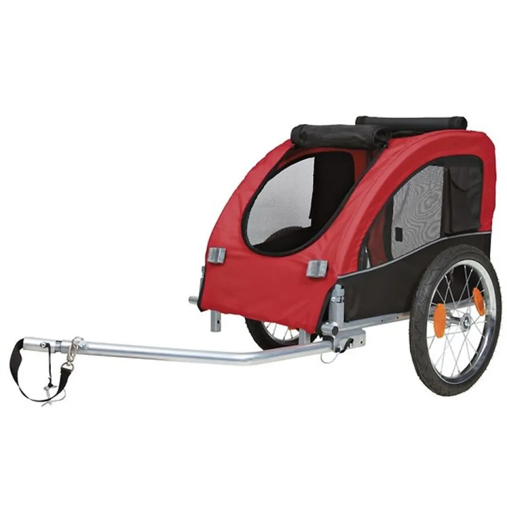 Unterwegs Mit Hund>Futterfreund Fahrrad-Anhänger Gr. M (63x68x75/137cm) bis 19 kg
