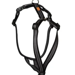 Halsbänder, Leinen & Geschirre>Futterfreund Feltmann Kreuzgeschirr Soft Grip, schwarz-silber